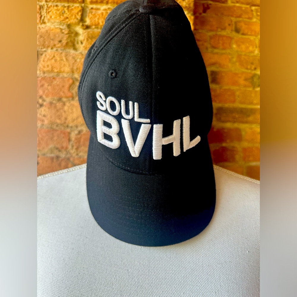 Soul Cycle Beverly Hills (BVHL) baseball cap. OS. Black with white lettering.